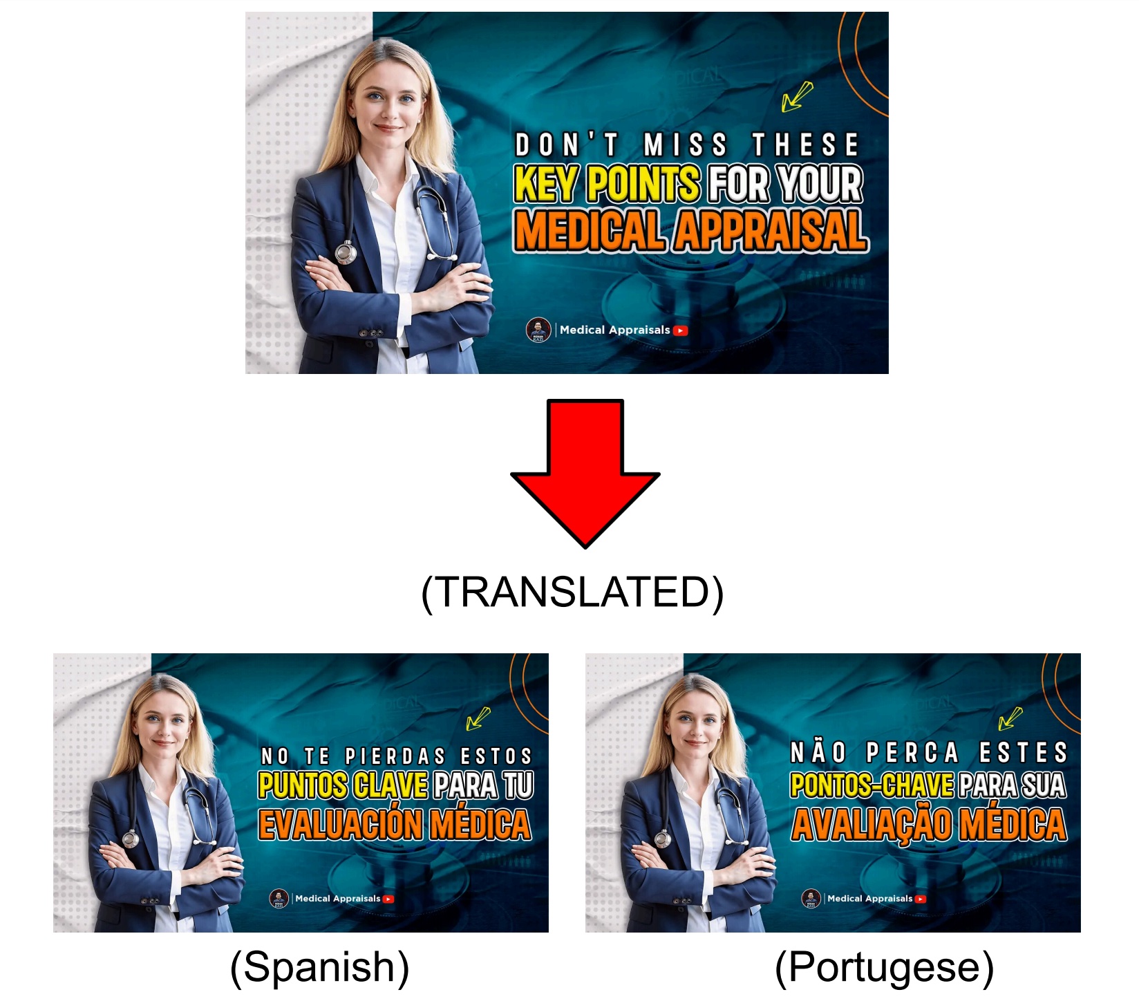 Thumbnail Translator App Interface